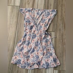 Abercrombie & Fitch Pink and Blue Floral Dress